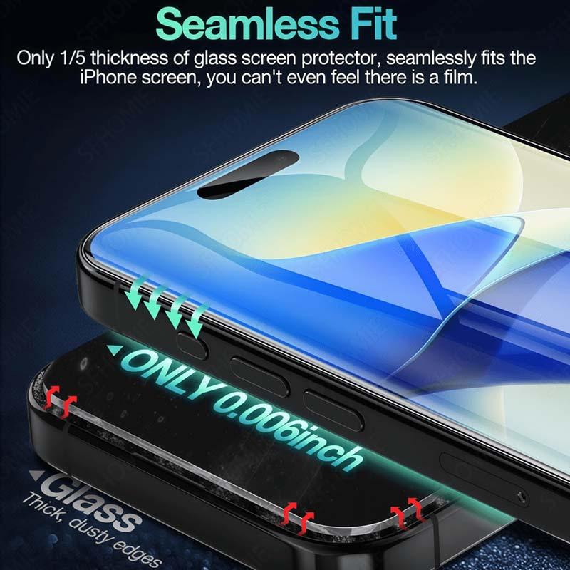 3 PCSScreen Protector Suitable For IPhone 17 Air 17 Pro 17 Pro Max,Suitable For IPhone 16e 16 16 Plus 16 PRO 16 PRO MAX 15 15 Plus 15 PRO 15 PRO MAX 14 14 Plus 14 PRO 14 PRO MAX Hydrogel Film Auto Repair Anti-Scratch Fingerprint Resistant Touch Sensitive