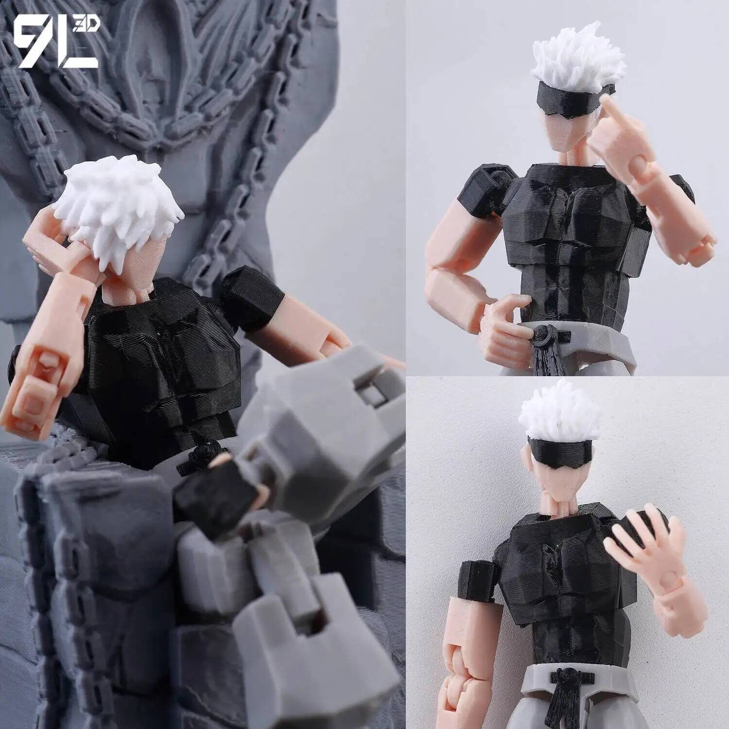 ​9L3D Lucky13 Gojo Sukuna Jujutsu Fushiguro Toji Gojo Satoru Action Figure Dummy13 T13 Multi-Jointed Collectible Toys Titan13