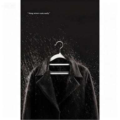 Anti-slip, mark-free, prevents shoulder corners from bulging when drying clothes