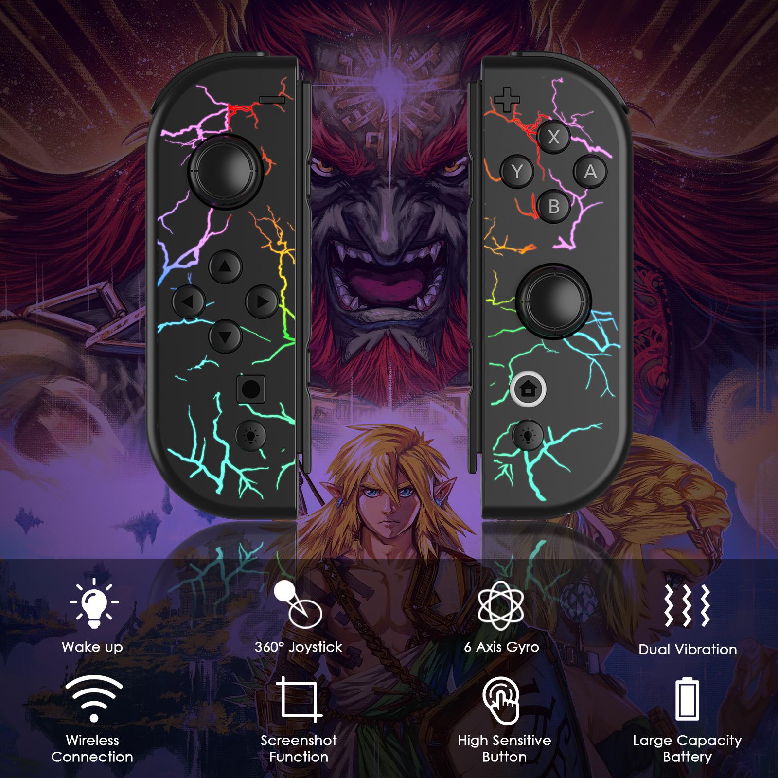 Game Controller (L/R) Switch Controller- Wireless Game Controller LIGTHING Gaming Items Smartphone Joystick Console controller Lighting controller