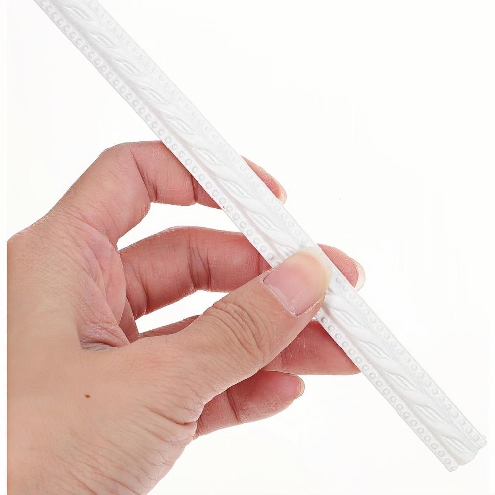 1 Meter/39.37 Inch Flexible Molded Decorative Wall Decoration, Self-adhesive Decorative Strip, Vinyl Frame Decorative Line, Peel and Paste Molded Ceiling Decoration, Suitable for Home Decoration