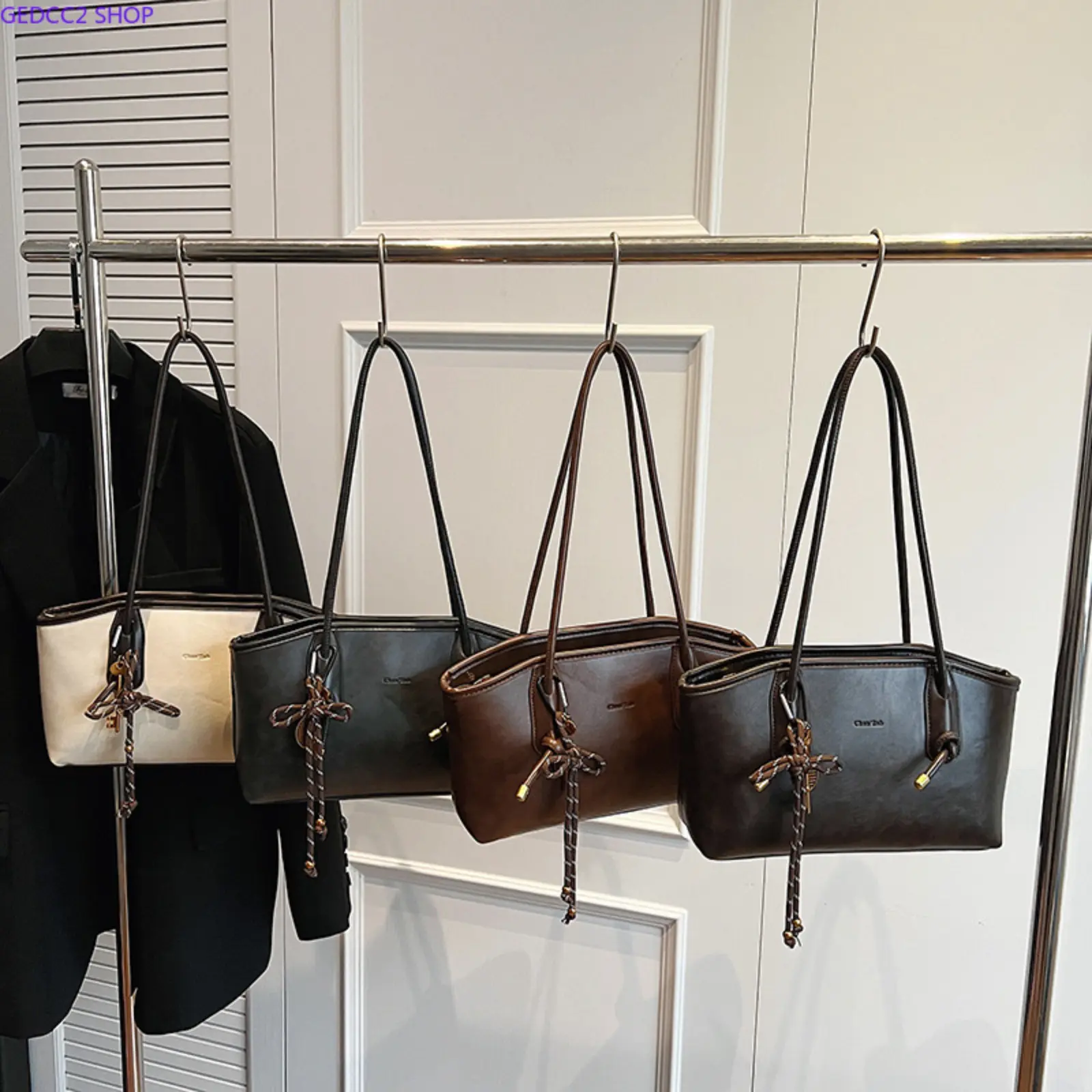 Women’s Vintage Hobo Shape Top Handle Purse - Spacious Everyday Bag for Work/Commute, Bags for Everyday, Sports & Outdoor Camping Hiking Hammock Accessory
