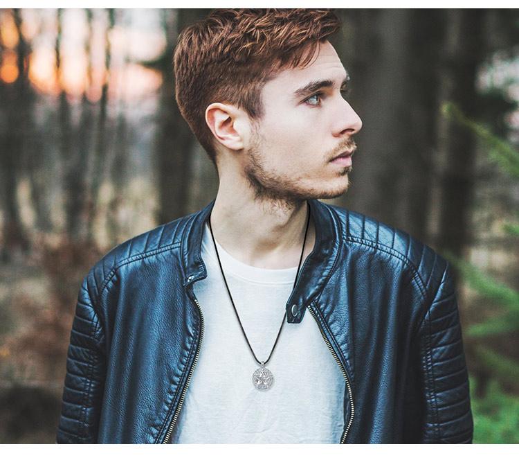 Vintage 925 Sterling Silver Tetragrammaton Necklace, Spiritual Pentagram Pendant with Hebrew Script, Amuleto de Proteccion, YHWH Jewelry Gift