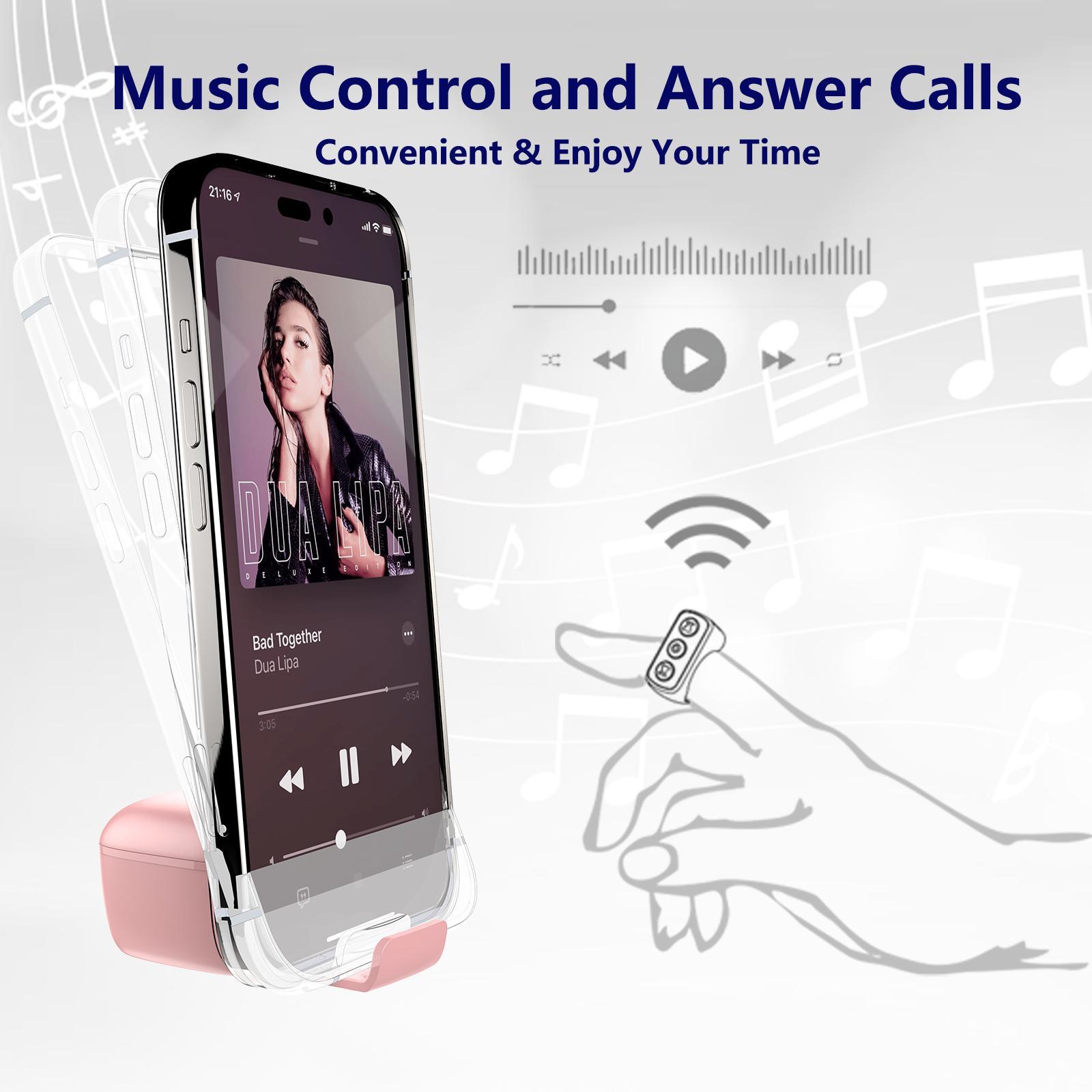 Xring Scrolling Ring Bluetooth Remote Control with Phone Stand,Remote for Selfie,Video Record,Music Control,ebook for iPhone,iPad,Android,Smartphone MothersDaygift Summervibes