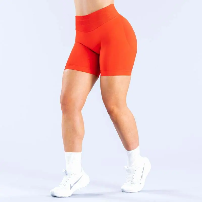 (High-end original single with original label)DF Dynamic Shorts - Seamless High-Waisted Butt-Lifting for Ultimate Snatched Fit in Nylon for Gym Use All Seasons for Female[DK]