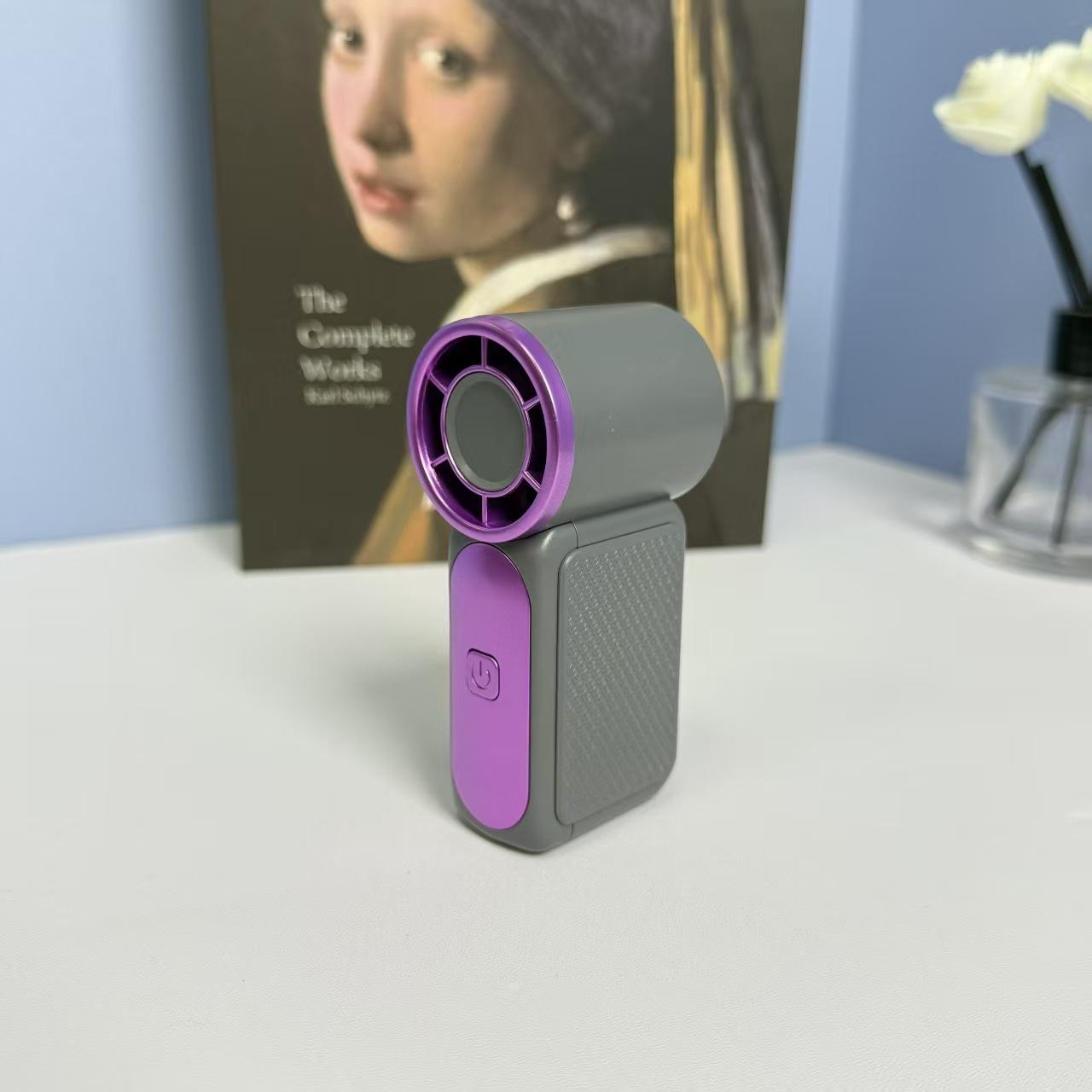 High-Speed Mini Handheld Fan, USB Rechargeable, Long Battery Life, Portable Cooling Device, Ideal for Outdoor Activities