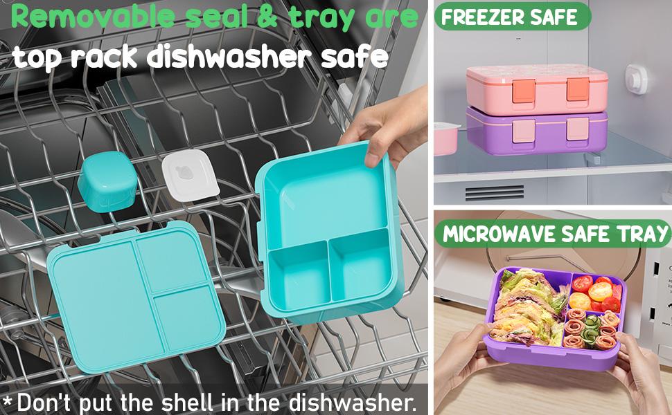 Fimibuke Bento Box with Insulated Thermos Food Jar, Lunch Bag & Ice Pack Set, 3-Compartments Lunch Box, ONE-STOP Snack Lunch Container Solution dealsforyoudays Fimibuke Bento Box with Insulated Thermos Food Jar, Lunch Bag & Ice Pack Set, 3-Compartments Lunch Box, ONE-STOP Snack Lunch Container Solution dealsforyoudays