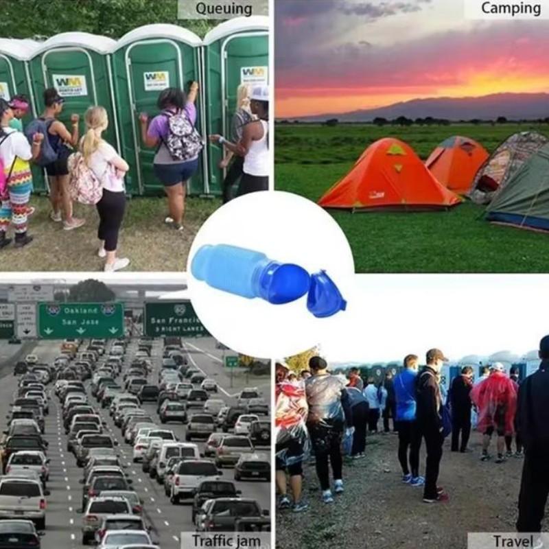 Men's Standing Outdoor Urination Kit, Portable Reusable Leak-Proof Toilet, Includes Diaper Bucket, Model 001, Pe Material
