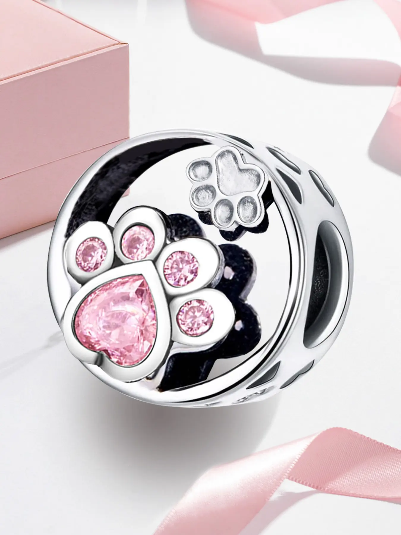 Cute Cartoon Bear & Rabbit & Heart Design Custom Charms, Fashionable Jewelry Making Accessories for Women & Girls, DIY Jewelry Making Kit for Bracelet & Necklace, Beads Charms, DIY With Charms, Beading Making