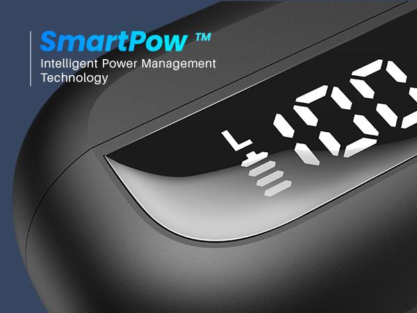 TOZO-OpenEarRing True Open Ear Headphones, Lightweight Comfort Open Ear Clip Wireless Earbuds, Bluetooth 5.3 Headphones with Smart Digital Display Design Fit Sports Cycling, Running, Workout Black FathersDayGift Audio Headset Electronic