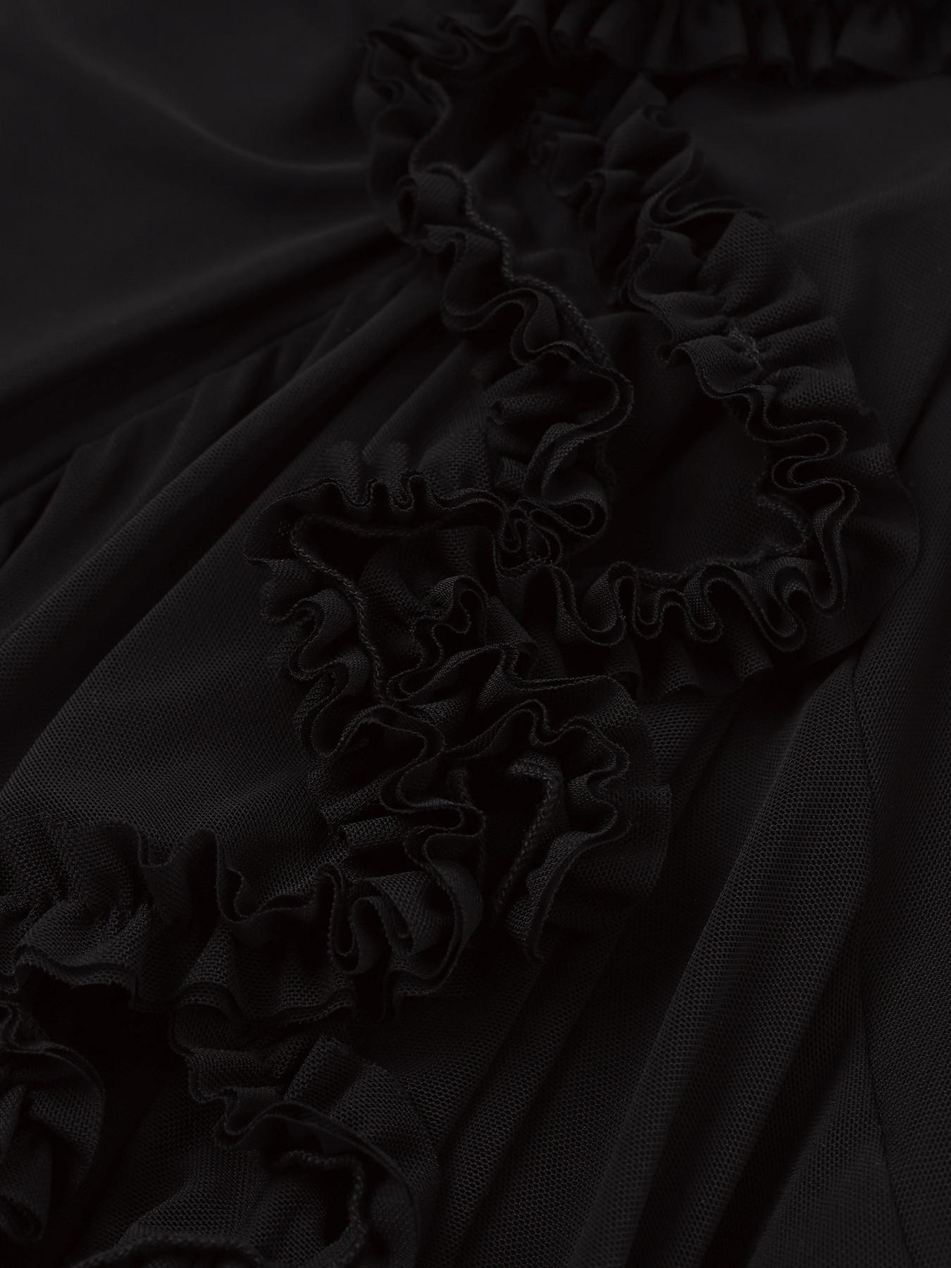 Off-Shoulder Ruched Bardot Dress, Lightweight Mesh Halter Neckline, Elegant Party Gown, Slim Fit Bodycon Skirt, All Seasons Wear