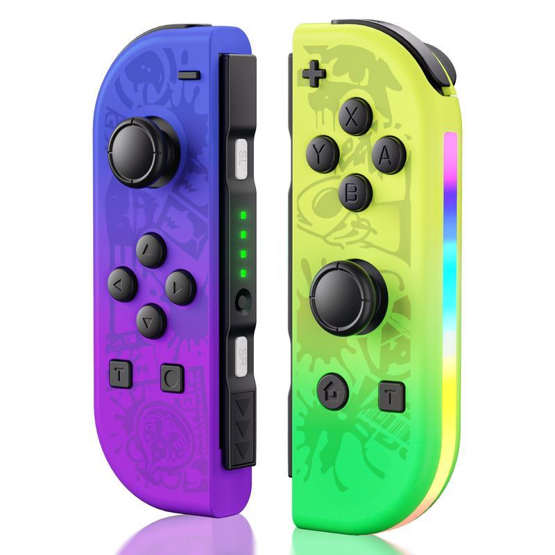 Wireless Controller for Nintendo Switch/lite/oled, DualVibration Function Replacement Parts, Wake-Up SwitchButton Design, Wireless Game Controller