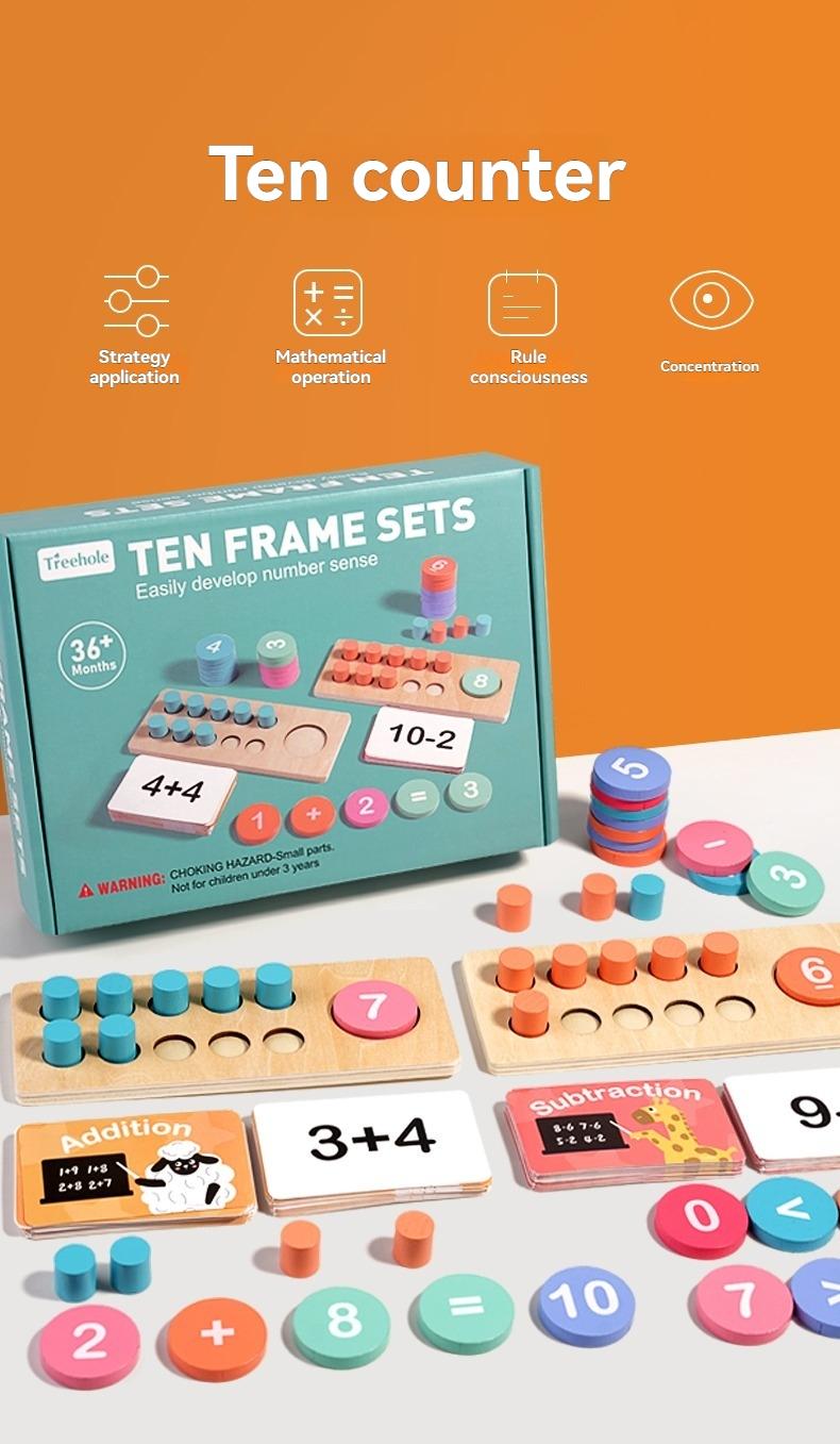 Educational Toy for Young Learners, Basic Arithmetic Learning Tool, Fun Math Games & Activities, Child Development Aid, Math Learning Tools