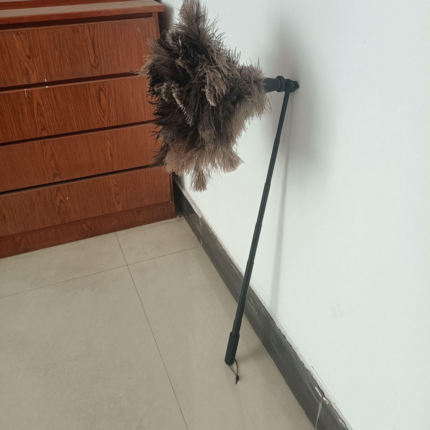 Multifunctional Extendable 7-Section Detachable Swivel Ostrich Feather Duster, Full Coverage Home Dusting Brush, Household Cleaning Tool