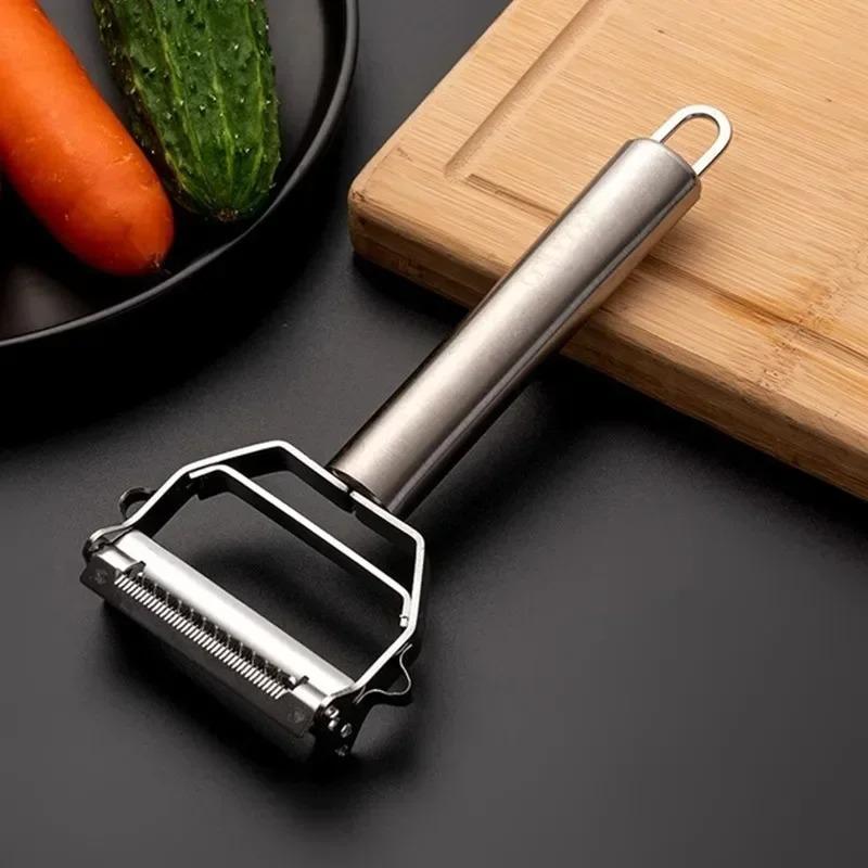 1PC Stainless Steel Peeler And Grater Household Potato Scraper Multifunctional Fruit And Vegetable Peeler And Grater Kitchen