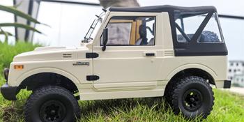 ARRIS 1/10 RC Rock Crawler 4x4, WPL C74-1 Jimny JA11 Off-Road RC Truck with LED Lights, 2.4GHz RTR for Adults
