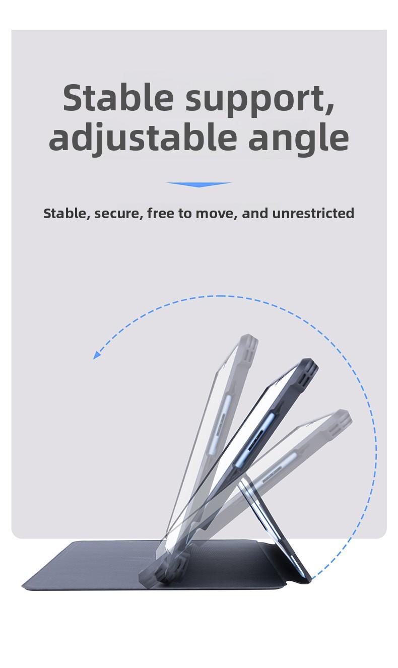 Shockproof Silicone Case for Microsoft Surface Pro 9/10/11, Full Body Protective Cover with Built-in Stand, Compatible with Type Cover Keyboard, Anti-Scratch Rugged TPU Shell for 12.9 Inch Surface Tablet