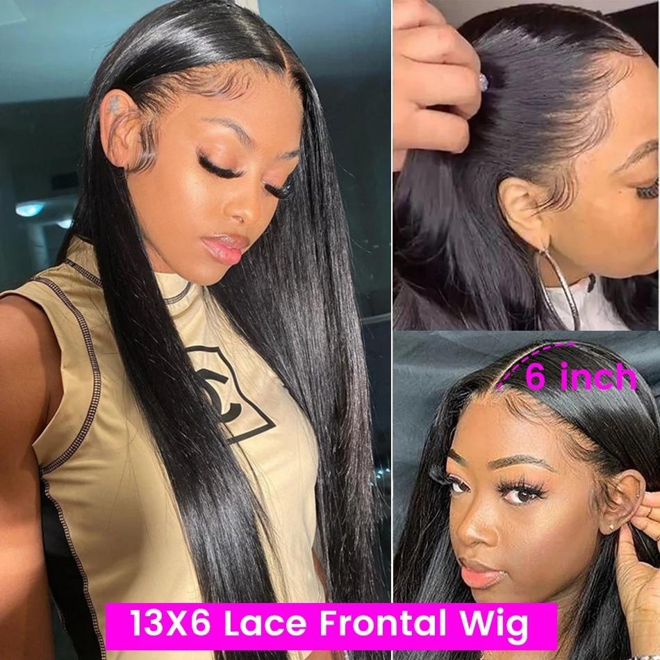 BABOSHOW Body Wave Lace Front Wigs Human Hair 180 Density Pre Plucked 13X6 Transparent HD Lace Frontal Wigs Natural Black Wigs Human Hair Wigs For Women With Baby Hair