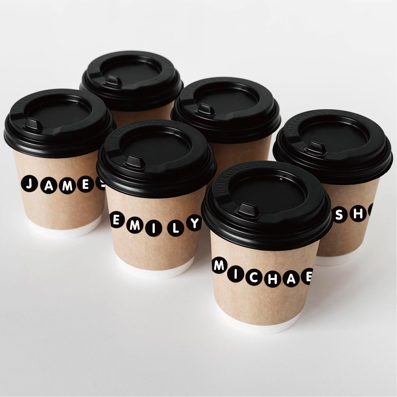 Colorful Round Alphabet Stickers Set, 6 Sheets/sheet, Waterproof 0.5-Inch Letters & Numbers, Ideal for Scrapbooking, Journaling, DIY Projects