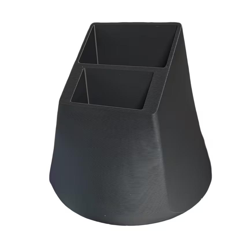 2-Hole Remote Control Holder, Holds 2 Remotes, Minimalist Black & White Design, Organizer for TV, Air Conditioner, Light Remotes & Office Supplies, Practical Desktop Storage Stand