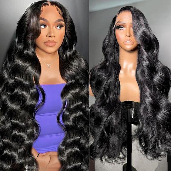 [26 Inch Only $140] STERLY #99J Body Wave Wig 200% Density Burgundy 13x6 Full Frontal Human Hair Wigs Natural Black Front Wigs #4 Chocolate Brown Smooth Lace Wig Colored Beginner Friendly Wig #1 Jet Black Pre Plucked Pre Cut Wig
