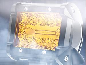 Nilight 2PC 4Inch Amber Led Pods Triple Row 60W Flood Spot Combo Driving Fog Lights with 16AWG Wiring Harness-2 Leads Truck Vehicle