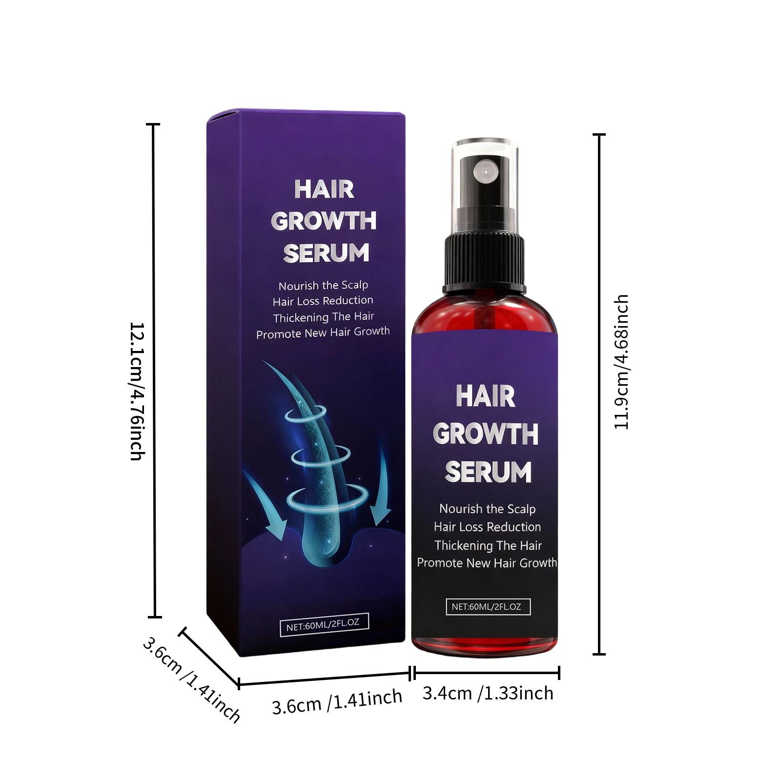 Rosemary Hair Essence Spray, Glossy Moisturizing Hair Care, Smooth and Voluminous, No-Rinse Nutrient Liquid Treatment
