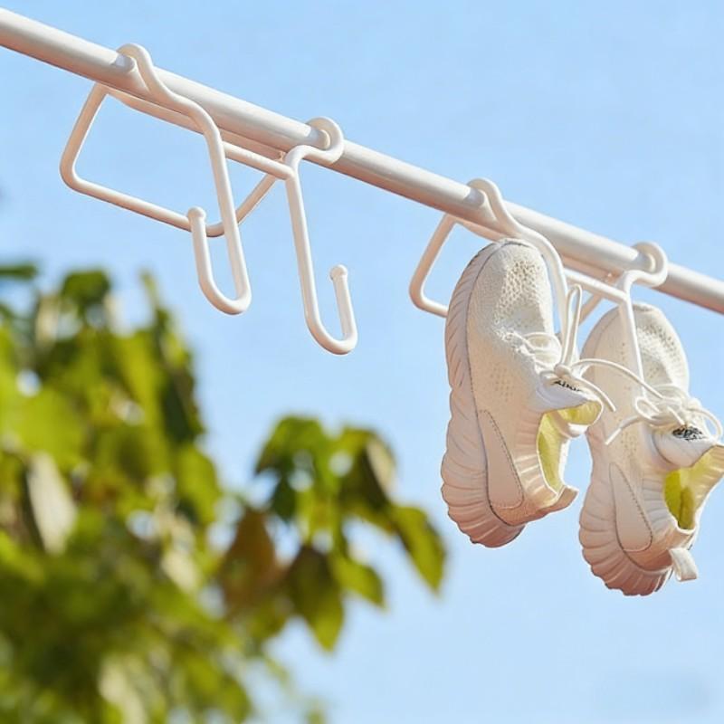 Shoe Drying Rack for Home Balcony, Standing Storage Rack, No Installation Required, Space-Saving Multi-Functional Shoe Holder