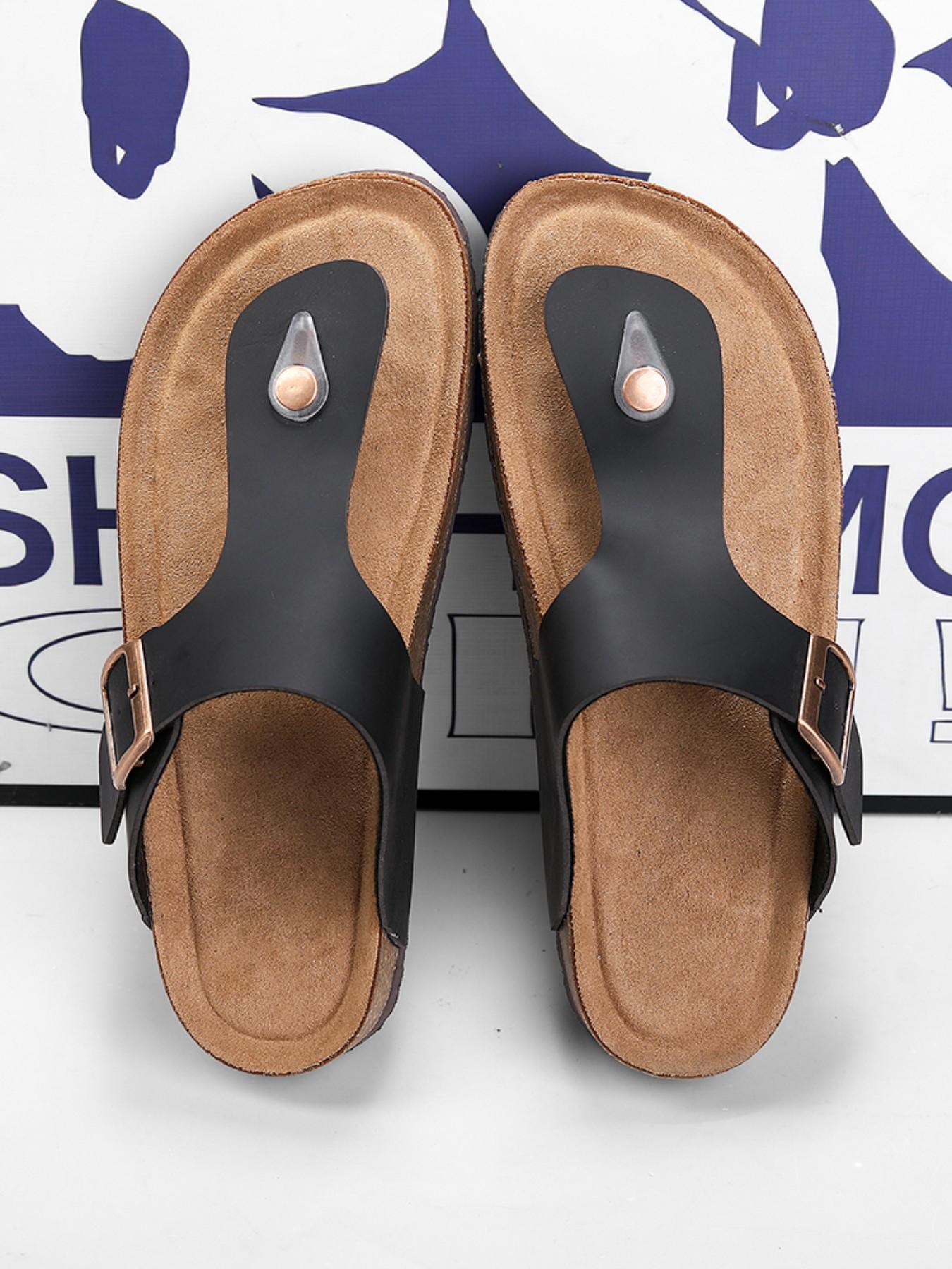 Softwood Mule Sandals Vintage Strap Design, Unisex Beach Slippers, Trendy Footwear for Men and Women, Comfortable and Stylish