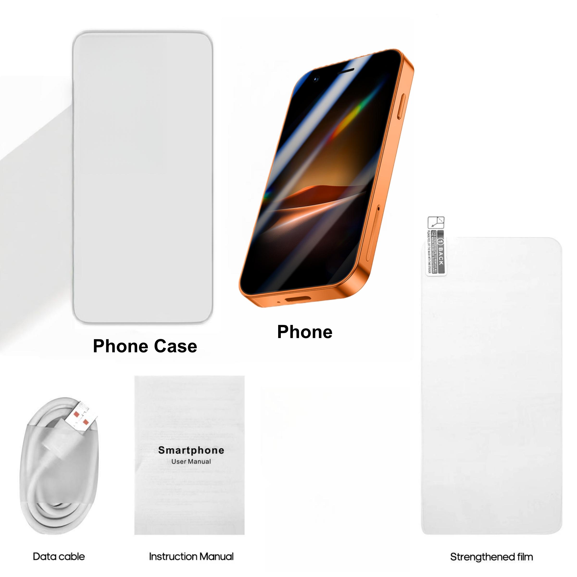 FUFFI Fashionable Mini Smartphone - 3-Inch HD Screen, 2GB RAM + 16GB Storage - Quad-Core Processor, 3G Network, Dual SIM Dual Standby - 900mAh Battery, Android Phone (Smaller Than a Card)