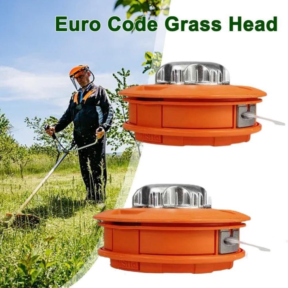 Alloy Universal Trimmer Head, Weed Eater Bump Feed Trimmer Line, Alloy Universal Twister Bump Feed Line Trimmer Head, Replacement Attachment Universal Fit for Brushcutter Lawnmover, Lawn Mower