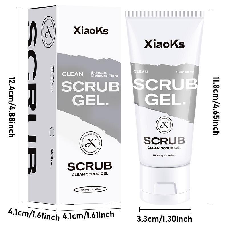 XiaoKs Clean Scrub Gel (3-Pack) with Carbomer & Betaine - 1-Minute Exfoliation, Mild & Gentle for Sensitive Skin - Non-Irritating Daily Exfoliator - 50g Each XiaoKs Clean Scrub Gel (3-Pack) with Carbomer & Betaine - 1-Minute Exfoliation, Mild & Gentle for Sensitive Skin - Non-Irritating Daily Exfoliator - 50g Each