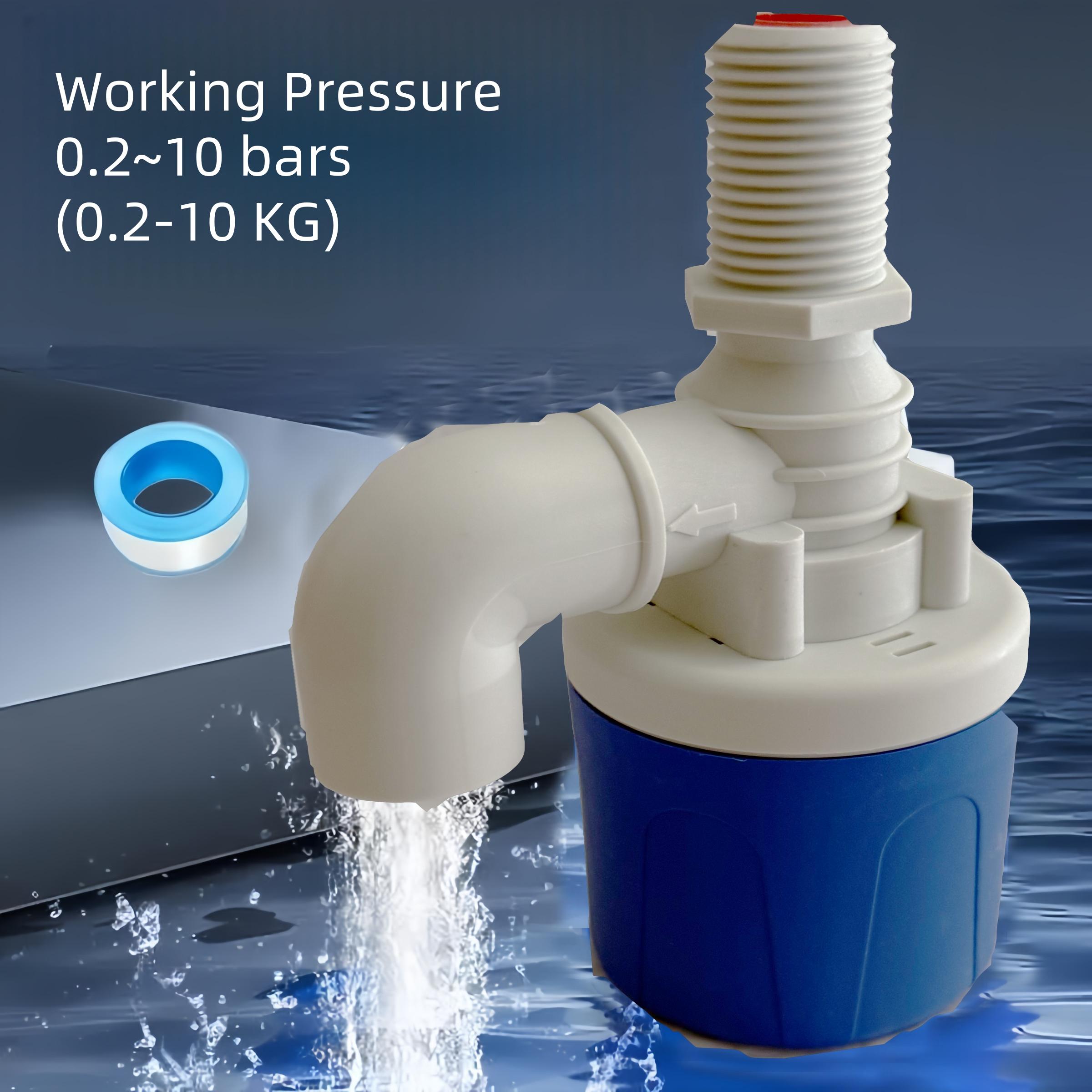 Automatic Water Level Control Float Valve, 1/2" Water Level Control Float Valve, Durable Nylon & Stainless Steel Valve for Pools, Tanks, Outdoor Projects, Fittings