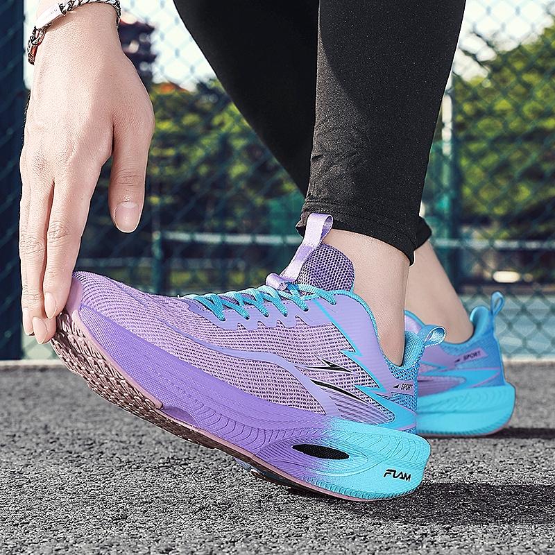 Stylish couple sports shoes for both men and women, featuring anti-slip and durable design with height-boosting and figure-slimming effects, ideal for outdoor running and gym workouts and perfect as a thoughtful Valentine's Day present