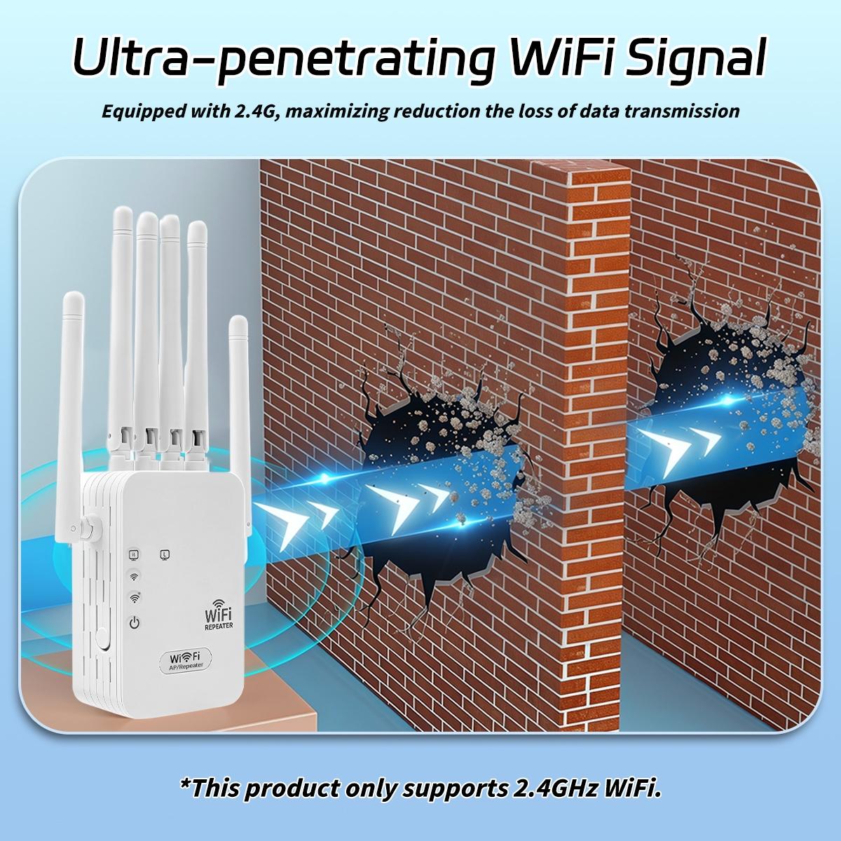2026 WiFi Extender 2.4GHz Signal Booster, Covers 5000 sq ft Supports 50 Devices, WiFi Repeater with Ethernet Port for Home Internet Amplifier，Easy Setup, WiFi Booster And Signal Amplifier, WiFi Range Extender, Wireless Signal Repeater