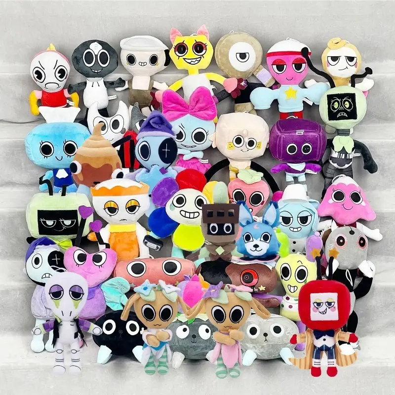 Plush Toy Doll Game Goob Boxten Flower Plush Filling Animal Soft Toy Pillow Cat Rabbit Plush Peluches