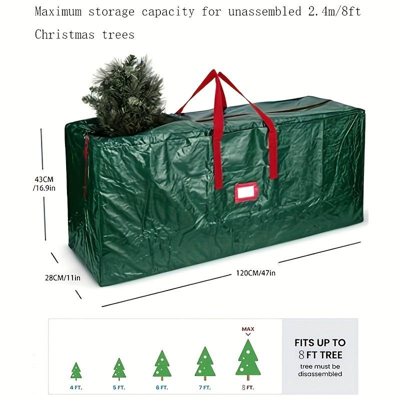 Large Tree-Shaped Storage Bag, Foldable Rolling Design with Handle and Zipper, Durable Gardening Supplies Organizer Box, Space Saving Bags