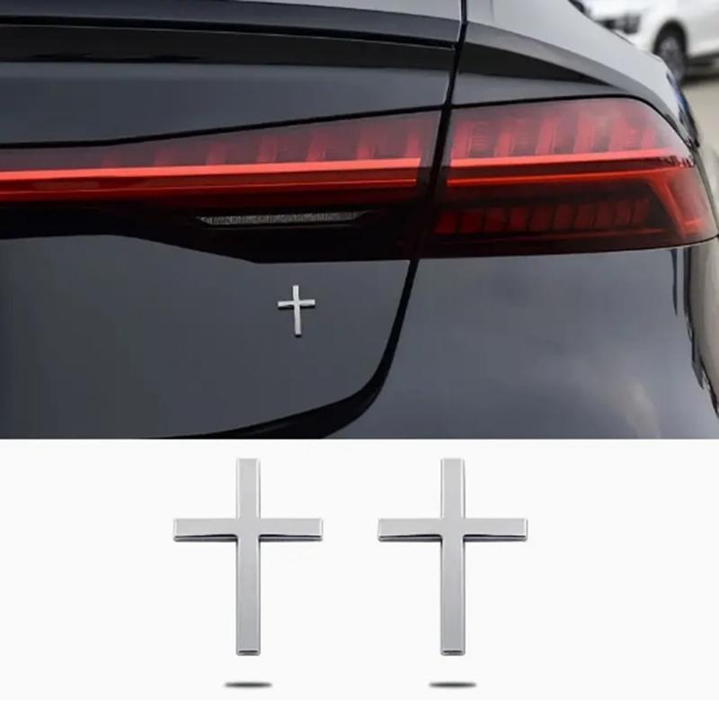 Christian Cross Sticker, Car Exterior Decorative Sticker, Universal Car Accessories for Car, Motorcycle & SUV