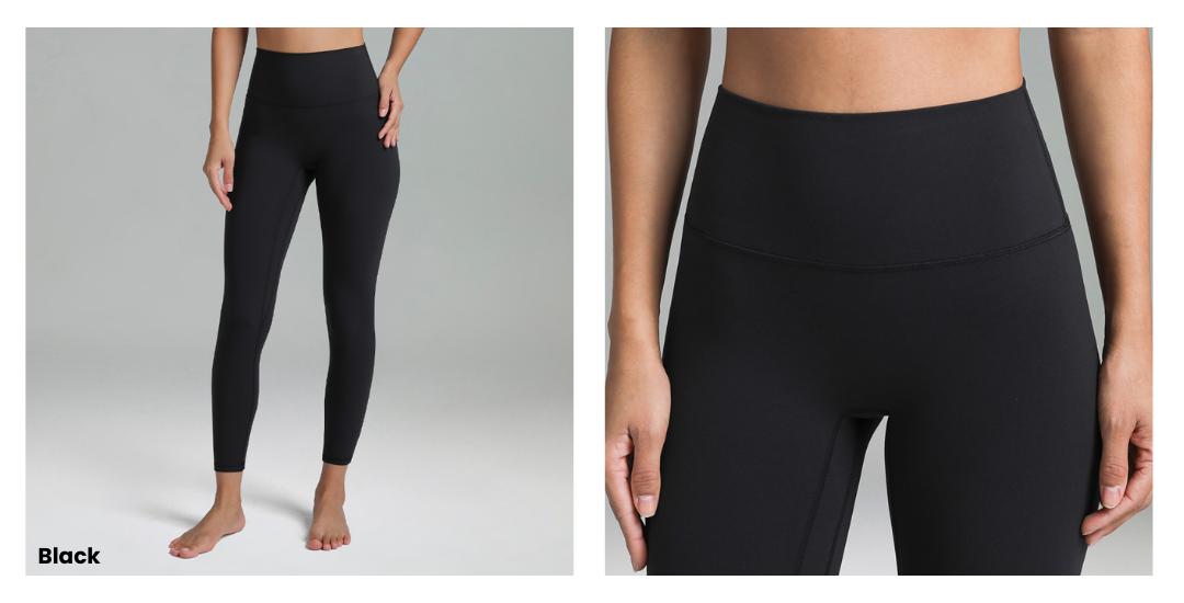 Colorfulkoala Women's No Front Seam Dreamlux High-Waisted Yoga Pants Tummy Control Athletic Workout Leggings with Inner Pocket 25"/28"