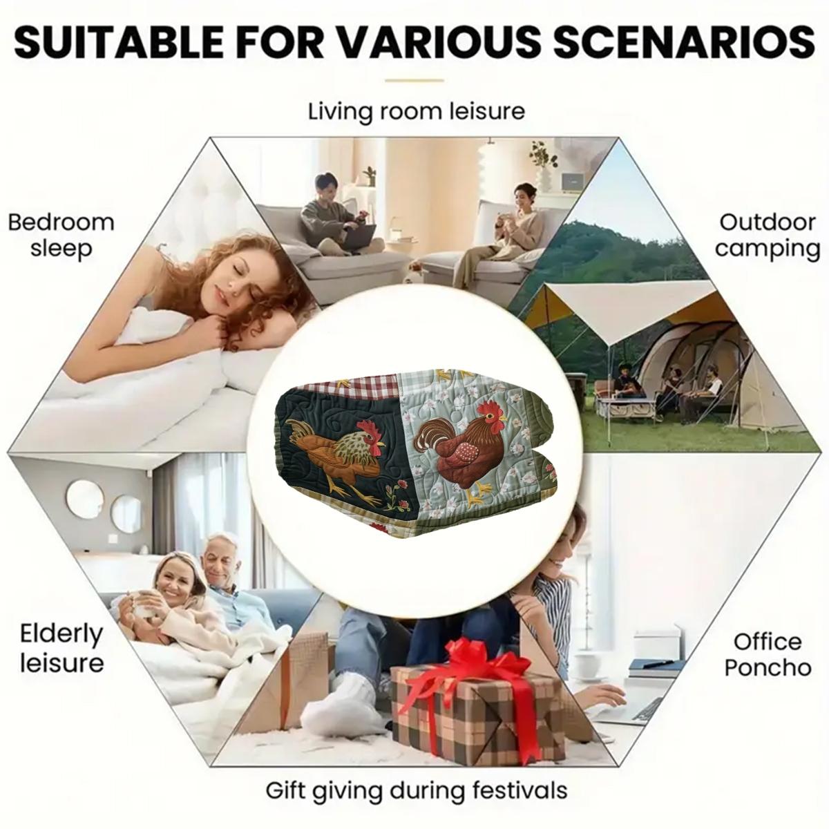 Creative Digital Print Flannel Blanket, Thanksgiving Valentine Christmas Gift, Wall Hanging Throw Shawl Sofa Bed Cover, Outdoor Travel Multi-Purpose