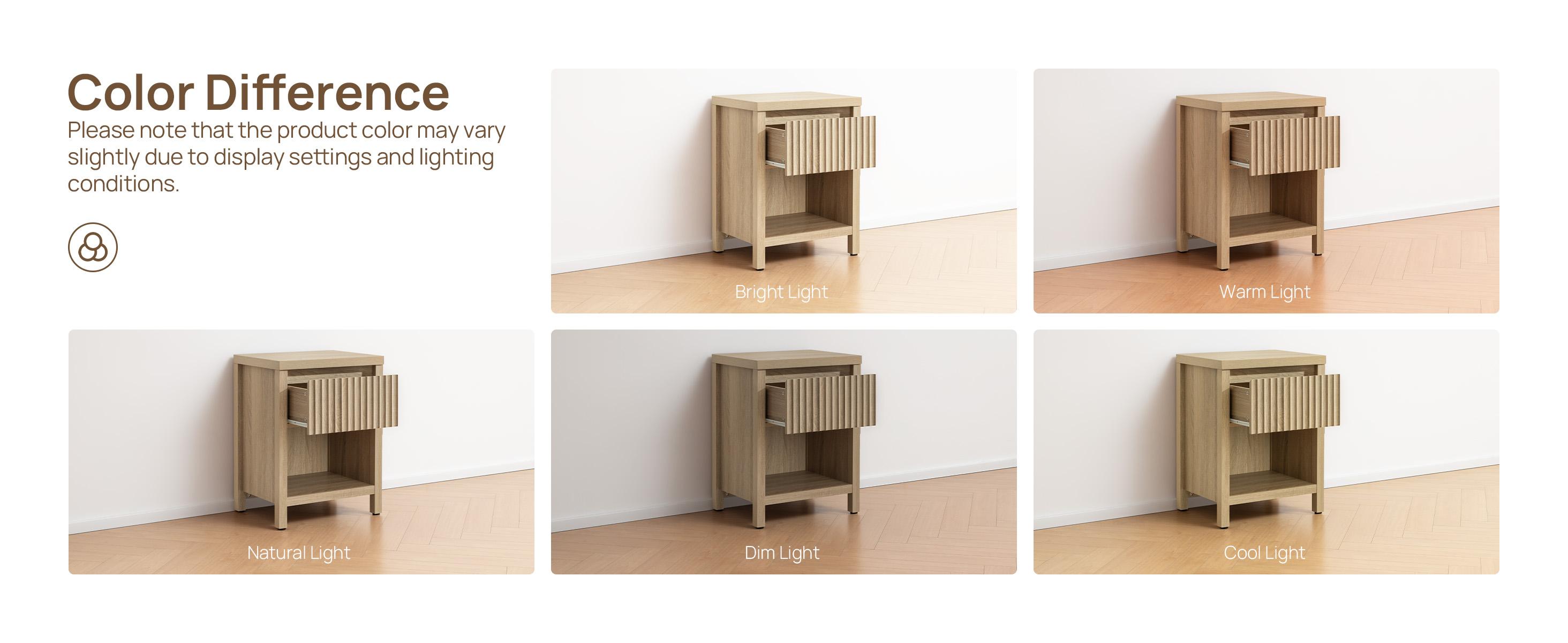 SICOTAS Fluted Night Stand Set of 2, Farmhouse Bedside Tables with Drawer and Open Shelf – Boho Bedroom Nightstands for Storage, Large End Tables with Vintage Design, Sturdy Engineered Wood Accent Furniture for Home Decor SICOTAS Fluted Night Stand Set of 2, Farmhouse Bedside Tables with Drawer and Open Shelf – Boho Bedroom Nightstands for Storage, Large End Tables with Vintage Design, Sturdy Engineered Wood Accent Furniture for Home Decor