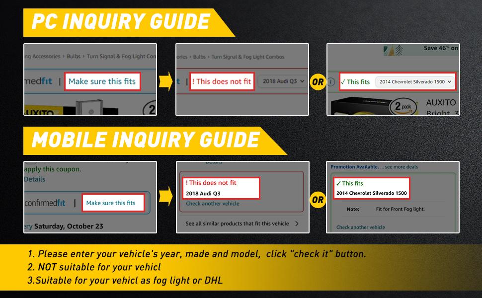 AUXITO 5202 LED Fog Light Bulbs, 6500K Cool White 6000 Lumen Plug And Play, 300% Brighter, 5201 PS19W 12085 PS24W Daytime Running Lights Replacement (Pack of 2)