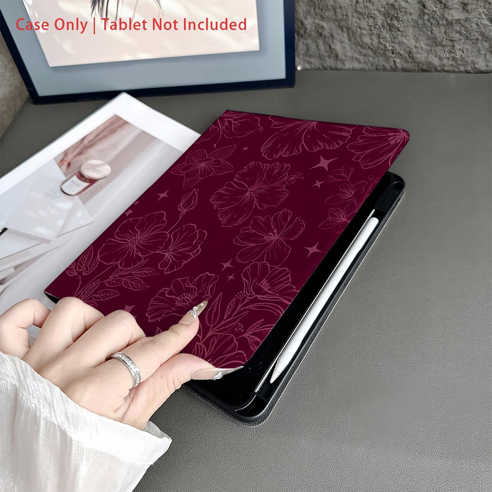 A Tablet Case with Pen Holder compatible with iPad Pro11/iPad (8th Gen)/iPad Air 4/5/iPad 10th Generation/iPad Air 13(M3 2025)/iPad Air 11(M3 2025)/iPad 11(A16 2025)/Galaxy Tab S10+/S9/A9 /Xiaomi6/6PRO/7/7PRO Tablet Protective Cover