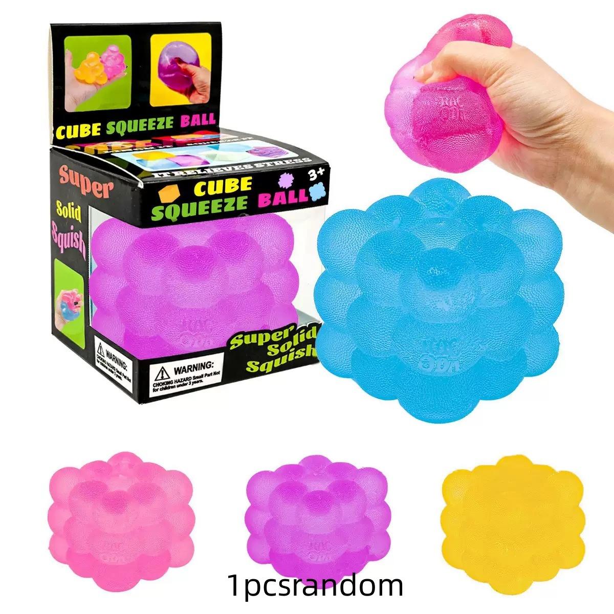 Circular Malt Sugar Stress Relief Toy, Squishy Fidget Toy for Anxiety Relief, Fun Handheld Game for Relaxing Moments
