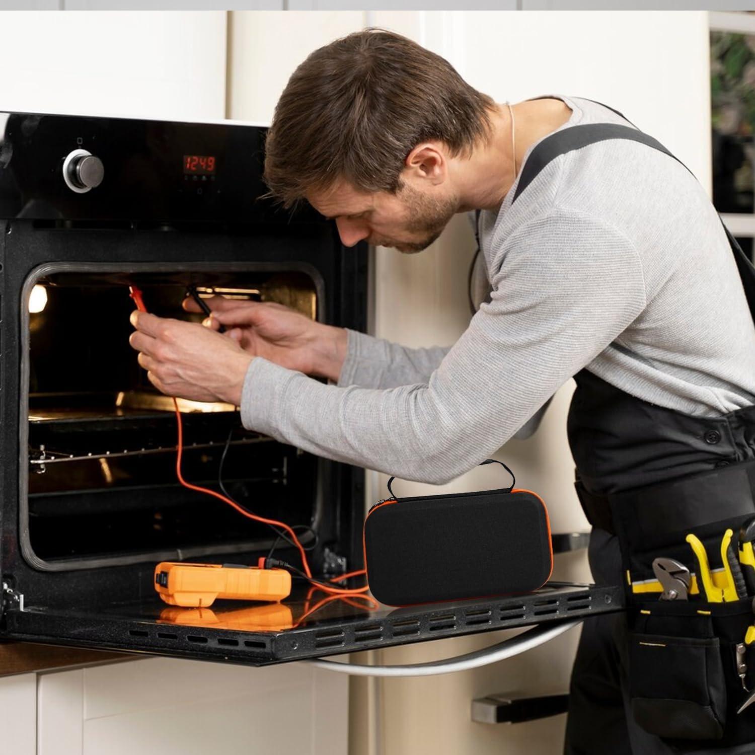 Carrying Case for Klein ET310 Circuit Breaker Finder Electric Tester 80016 Outlet RT250 GFCI Receptacle Electrician Battery Bag