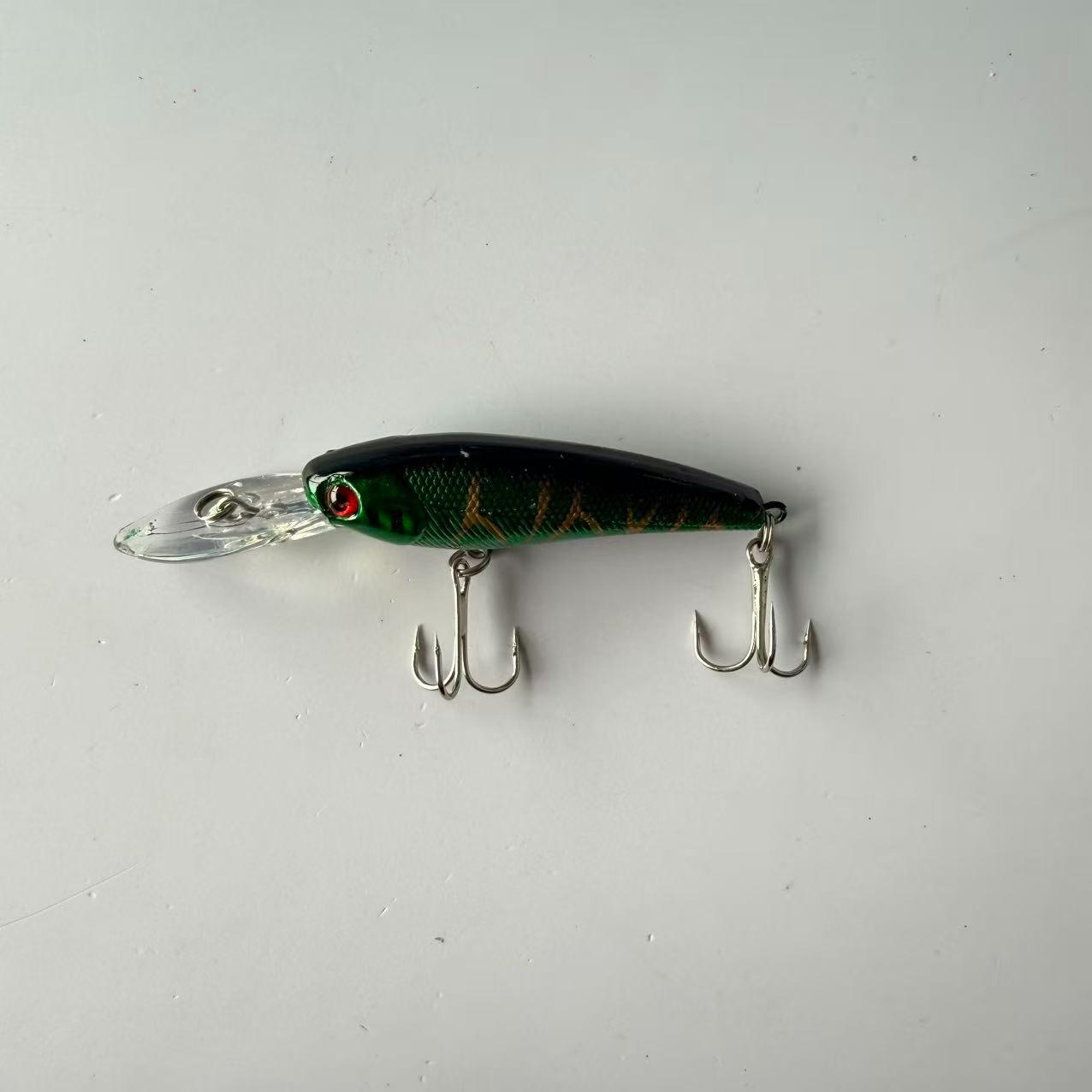 Large brand replica, popular, 1pcs, long tongue Xiaomi Nuo Xiang Zhu floating waterway sub hard bait fake bait, suitable for freshwater and seawater fishing accessories fishing gear supplies