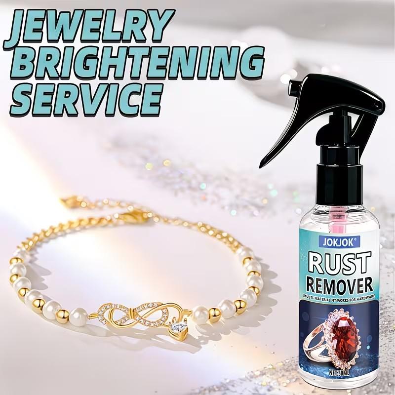 Jewelry Polishing Spray, Quick Shine Restorer for All Metals, Removes Oxidation in Minutes, Portable Travel Size, Brand Jokjok
