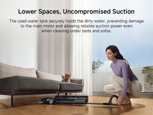 【LIVE】DREAME H12 Pro FlexReach Wet Dry Vacuum Cleaner, 0 Tangle Cordless Vacuum Mop All-in-One for Hard Floors, 180° Lie-Flat Floor Cleaner Machine with 194°F Hot Self-Cleaning, 50Mins Runtime【LIVE】