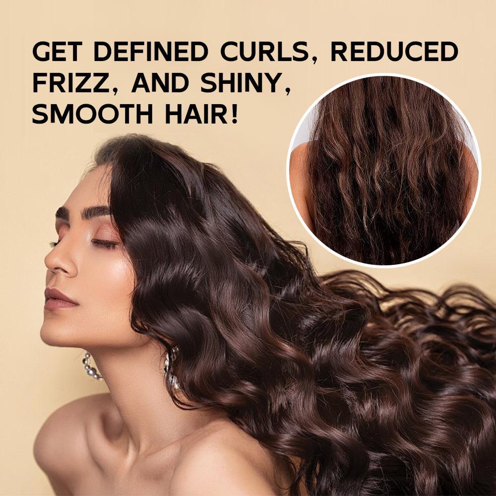 Argan Oil Curl Defining Cream - Hydrating Styling Haircare Conditioner For All Hair Types | Enhances Shine, Boosts Volume | Ideal For Dry & Frizzy Hair (Frizz Control & Moisture Lock)