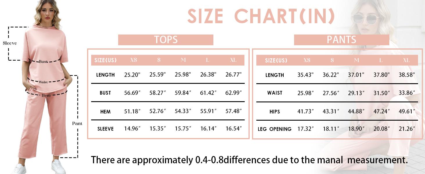 Women's 2 Piece Outfits Lounge Set 3/4 Batwing Sleeve Capelet Crew Neck Pullover Tops Wide Leg Pants Travel Set SpringStatements